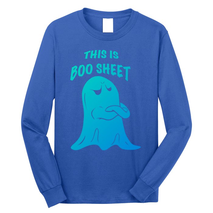 This Is Boo Sheet Funny Halloween Ghost Costume Gift Long Sleeve Shirt