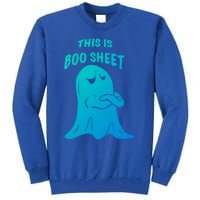 This Is Boo Sheet Funny Halloween Ghost Costume Gift Tall Sweatshirt