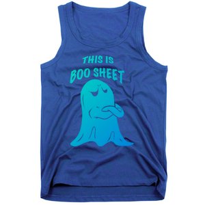 This Is Boo Sheet Funny Halloween Ghost Costume Gift Tank Top