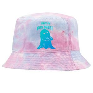 This Is Boo Sheet Funny Halloween Ghost Costume Gift Tie-Dyed Bucket Hat