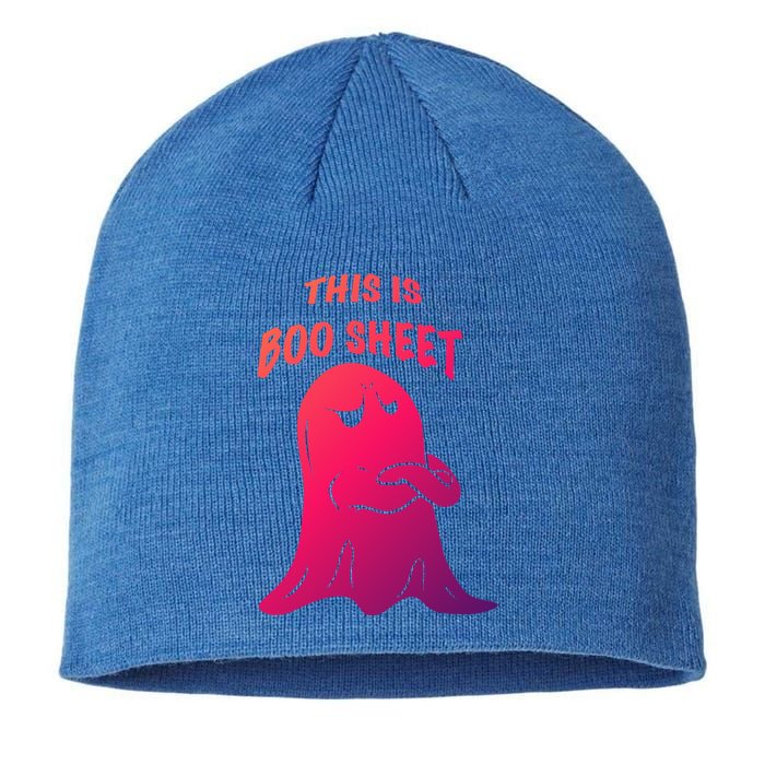 This Is Boo Sheet Funny Halloween Ghost Costume Gift Sustainable Beanie