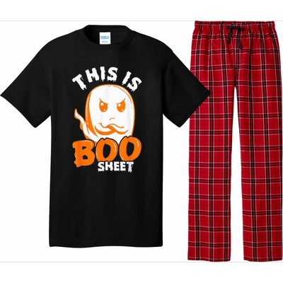 THIS IS BOO SHEET Funny Halloween Ghost Pajama Set