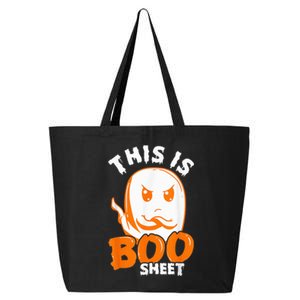 THIS IS BOO SHEET Funny Halloween Ghost 25L Jumbo Tote