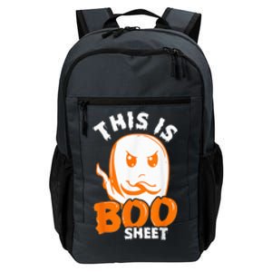 THIS IS BOO SHEET Funny Halloween Ghost Daily Commute Backpack