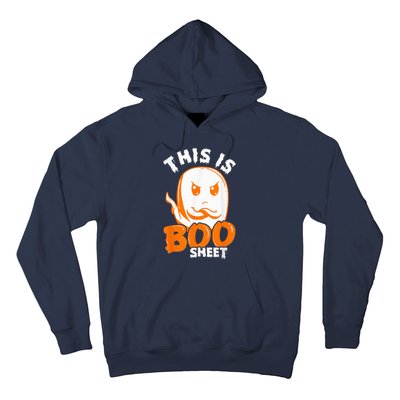 THIS IS BOO SHEET Funny Halloween Ghost Hoodie