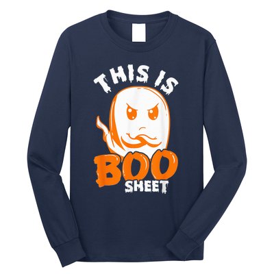 THIS IS BOO SHEET Funny Halloween Ghost Long Sleeve Shirt