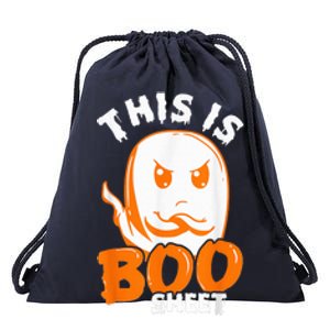 THIS IS BOO SHEET Funny Halloween Ghost Drawstring Bag