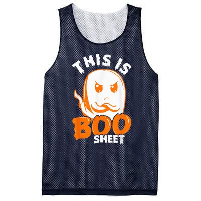 THIS IS BOO SHEET Funny Halloween Ghost Mesh Reversible Basketball Jersey Tank