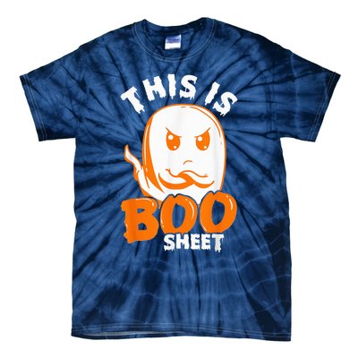 THIS IS BOO SHEET Funny Halloween Ghost Tie-Dye T-Shirt