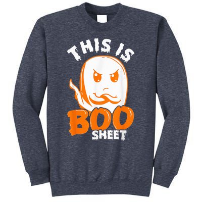 THIS IS BOO SHEET Funny Halloween Ghost Sweatshirt