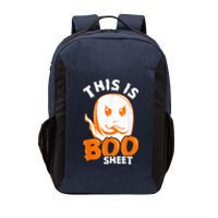 THIS IS BOO SHEET Funny Halloween Ghost Vector Backpack