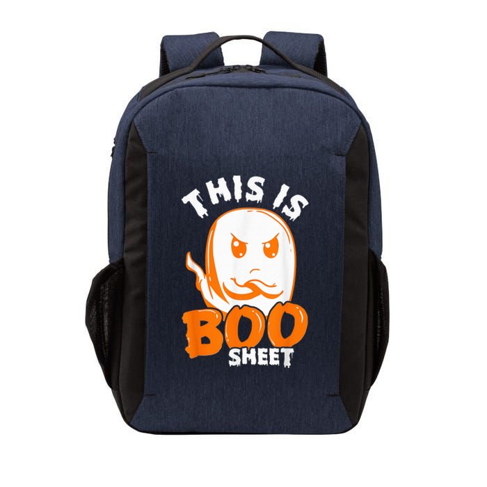 THIS IS BOO SHEET Funny Halloween Ghost Vector Backpack