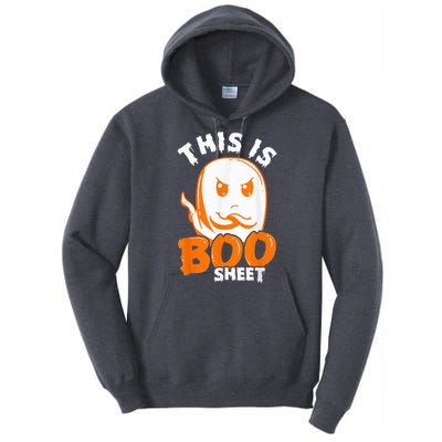 THIS IS BOO SHEET Funny Halloween Ghost Tall Hoodie