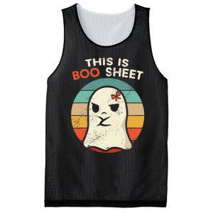 This Is Boo Sheet Funny Halloween Costumes Funny Halloween Mesh Reversible Basketball Jersey Tank