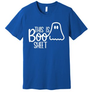 This Is Boo Sheet Ghost Funny Halloween Costume Gift Premium T-Shirt