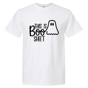 This Is Boo Sheet Ghost Funny Halloween Costume Gift Garment-Dyed Heavyweight T-Shirt