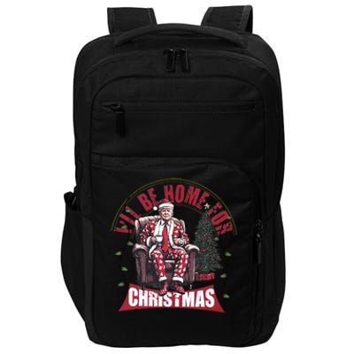 Trump ILl Be Home For Christmas Humorous Trump Christmas Impact Tech Backpack