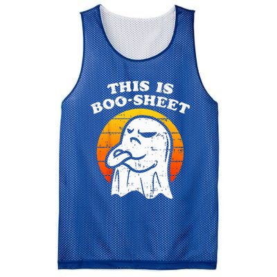 This Is Boosheet Halloween Ghost Funny Mesh Reversible Basketball Jersey Tank