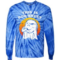 This Is Boosheet Halloween Ghost Funny Tie-Dye Long Sleeve Shirt