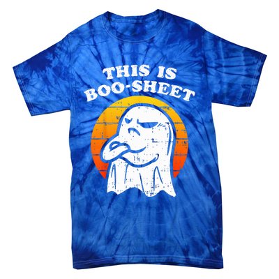 This Is Boosheet Halloween Ghost Funny Tie-Dye T-Shirt