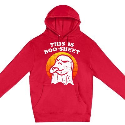 This Is Boosheet Halloween Ghost Funny Premium Pullover Hoodie