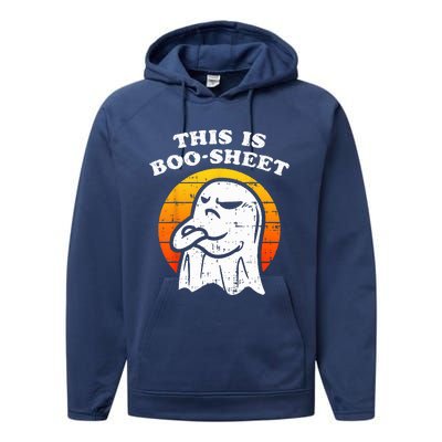 This Is Boosheet Halloween Ghost Funny Performance Fleece Hoodie