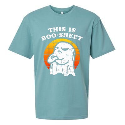 This Is Boosheet Halloween Ghost Funny Sueded Cloud Jersey T-Shirt