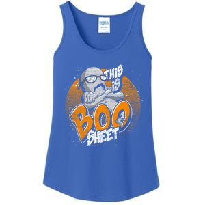 This Is Boo Sheet Funny Halloween Costume Ghost Gift Ladies Essential Tank