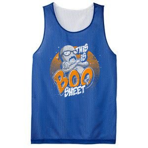 This Is Boo Sheet Funny Halloween Costume Ghost Gift Mesh Reversible Basketball Jersey Tank