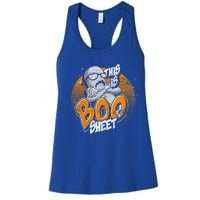 This Is Boo Sheet Funny Halloween Costume Ghost Gift Women's Racerback Tank