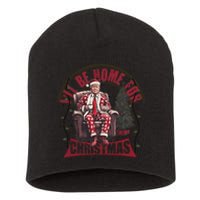 Trump ILl Be Home For Christmas Humorous Trump Christmas Short Acrylic Beanie