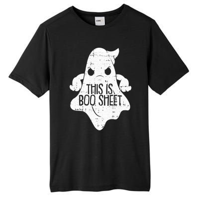 This Is Boo Sheet Lazy Halloween Costume Funny Ghost Pun Gift Tall Fusion ChromaSoft Performance T-Shirt