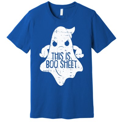 This Is Boo Sheet Lazy Halloween Costume Funny Ghost Pun Gift Premium T-Shirt