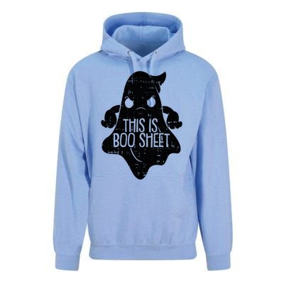 This Is Boo Sheet Lazy Halloween Costume Funny Ghost Pun Gift Unisex Surf Hoodie