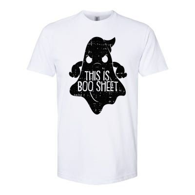 This Is Boo Sheet Lazy Halloween Costume Funny Ghost Pun Gift Softstyle CVC T-Shirt