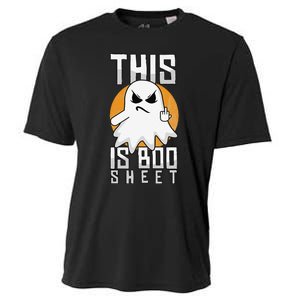 This Is Boo Sheet Trick Or Treat Funny Halloween Cooling Performance Crew T-Shirt