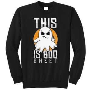 This Is Boo Sheet Trick Or Treat Funny Halloween Sweatshirt