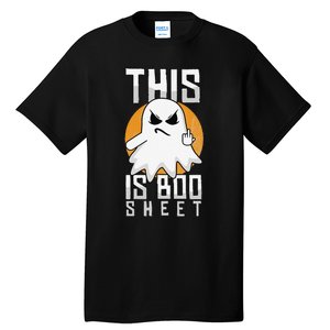 This Is Boo Sheet Trick Or Treat Funny Halloween Tall T-Shirt