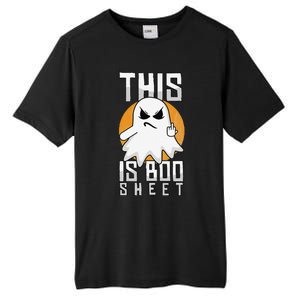 This Is Boo Sheet Trick Or Treat Funny Halloween Tall Fusion ChromaSoft Performance T-Shirt