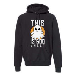 This Is Boo Sheet Trick Or Treat Funny Halloween Premium Hoodie