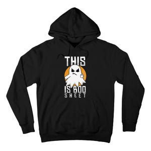 This Is Boo Sheet Trick Or Treat Funny Halloween Tall Hoodie