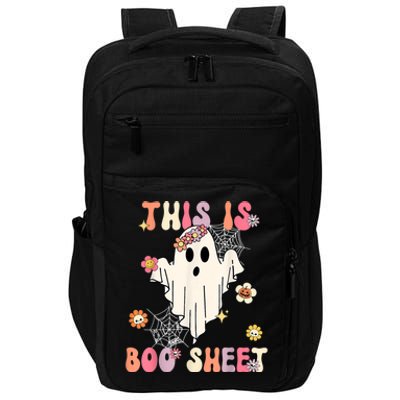 This Is Boo Sheet Retro Costume Cool Gift Impact Tech Backpack