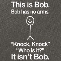 This Is Bob Knock Knock Funny Cotton Canvas Backpack