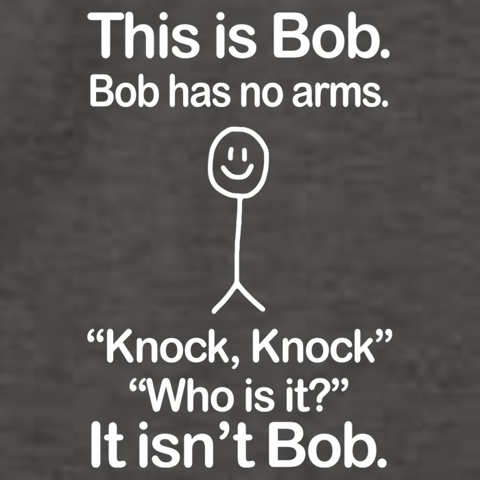 This Is Bob Knock Knock Funny Vector Backpack