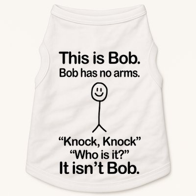 This Is Bob Knock Knock Funny Doggie Tank
