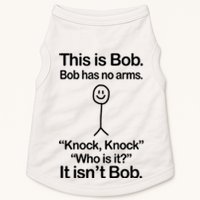 This Is Bob Knock Knock Funny Doggie Tank