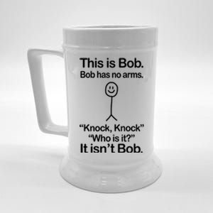 This Is Bob Knock Knock Funny Beer Stein