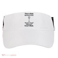 This Is Bob Knock Knock Funny Adult Drive Performance Visor