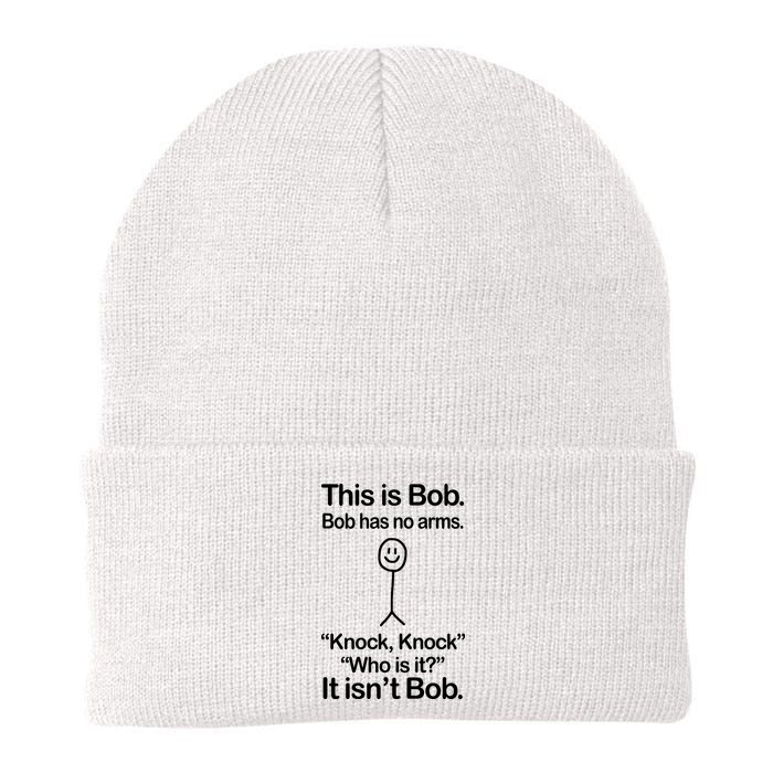 This Is Bob Knock Knock Funny Beanie