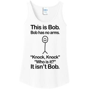 This Is Bob Knock Knock Funny Ladies Essential Tank